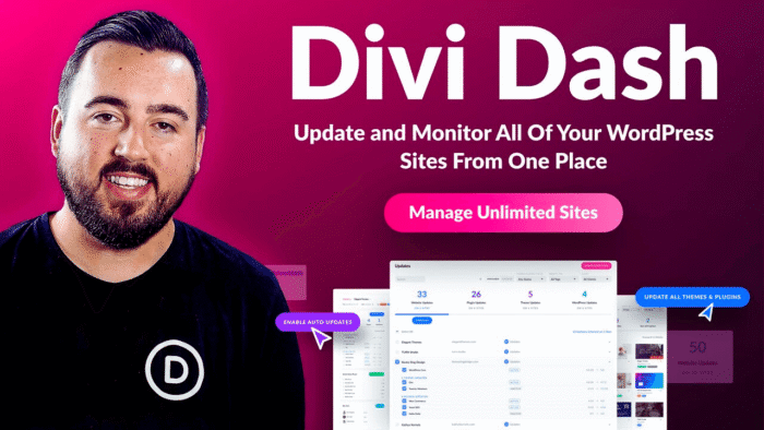 Divi Dashboard Welcome – Lifetime - Image 1