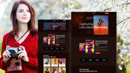 FotoVibe – Photography & Photographer Portfolio Elementor Template
