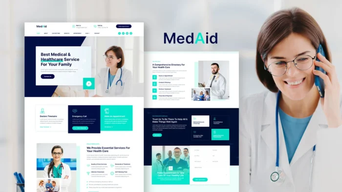 Medaid – Health Care & Medical Elementor Template - Image 1