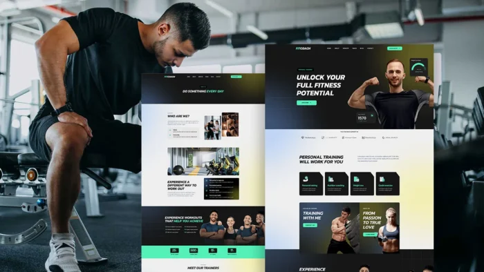 FitCoach – Personal Trainer & Fitness Elementor Template - Image 1